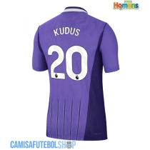 Camisa de time de futebol Tottenham Hotspur Mohammed Kudus #20 Replicas 3º Equipamento 2026-27 Manga Curta